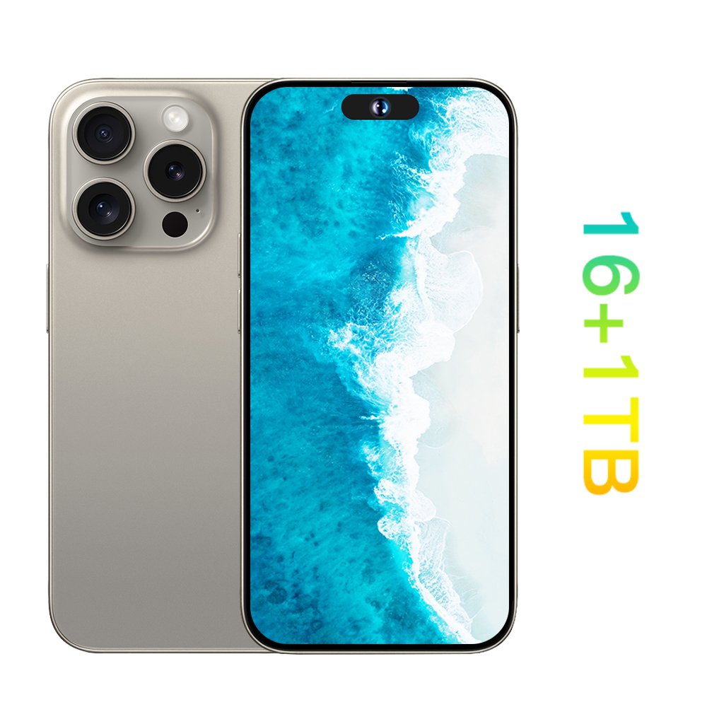 2024 Hot Selling i15 Phone 15 Pro Max 5G Smartphone HD Screen 108MP Rear Camera 6G RAM Support LTE CDMA Multilingual Features